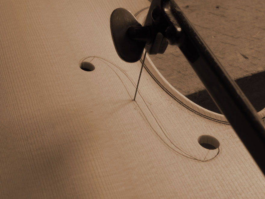Atelier lutherie - Angers - Fabrication Ouie