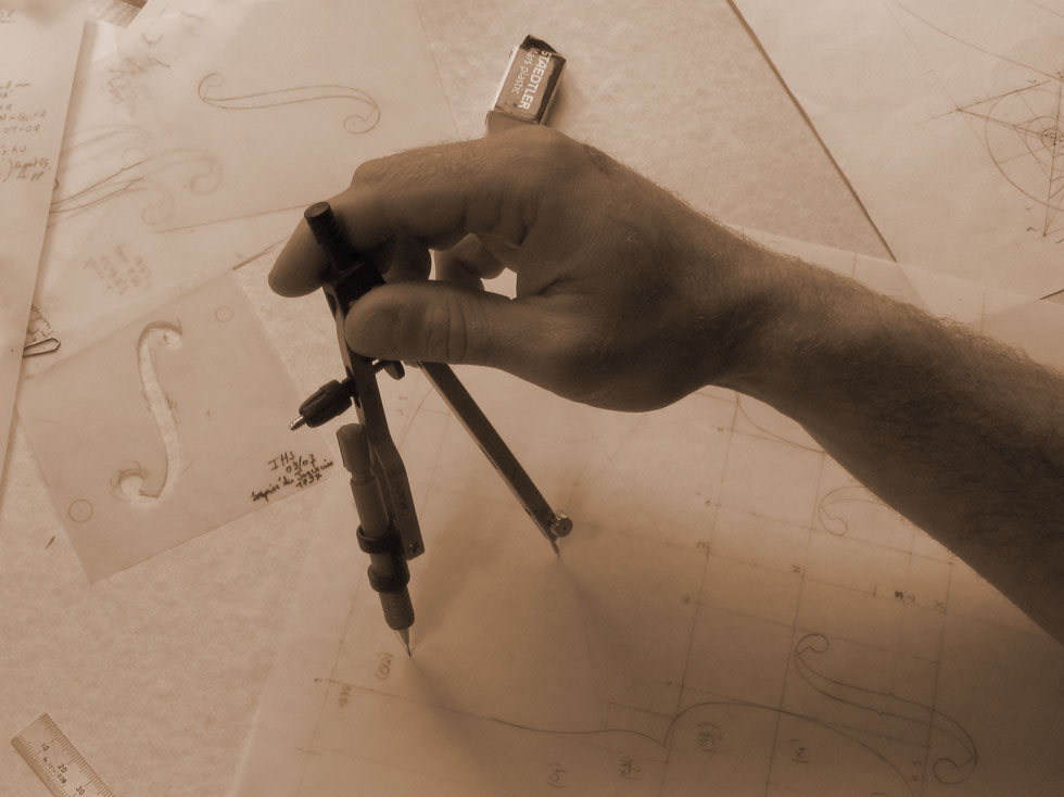 Lutherie - Production stage: the layout